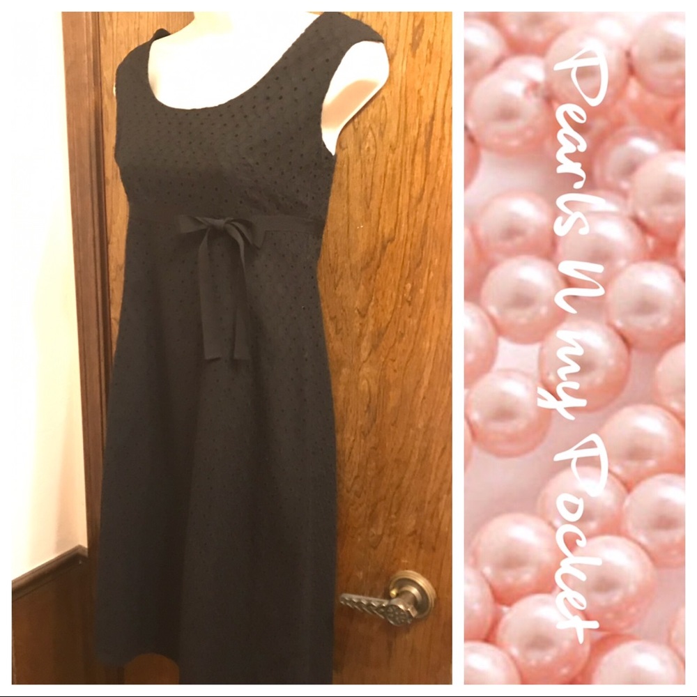 Dainty and Feminine Eyelet Pattered LBD Size 4